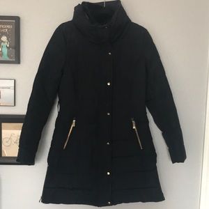 Zara black puffy winter coat